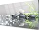 Tulup Foto-Obraz na Szkle Kamienie Zen Trawa Spa 140x70 cm - 152510579 1