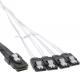 InLine SFF 8087 - SATA x4, 0.75m, Biały (27620A) 1
