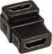Adapter AV InLine HDMI - HDMI czarny (17600W) 1