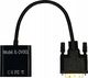 Adapter AV Pawonik DVI-D - D-Sub (VGA) czarny 5