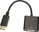 Adapter AV Pawonik DisplayPort - DVI-I czarny (174) 1