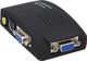Adapter AV Pawonik Composite Video - S-Video - D-Sub (VGA) czarny (114 JL-C7011) 1