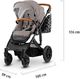 Wózek KinderKraft 3w1 Prime beige + bag 7