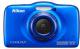 Aparat cyfrowy Nikon Coolpix S32 Niebieski (Nikon S32 blue) 1