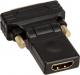Adapter AV InLine HDMI - DVI-D czarny (17660W) 1