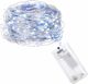 Lampki choinkowe Springos 20 LED biało-niebieskie 1