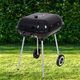 Springos Grill ogrodowy węglowy 2 ruszty chromowane 38.5x43 cm i 36x36cm 10