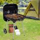 Springos Grill ogrodowy węglowy 2 ruszty chromowane 38.5x43 cm i 36x36cm 11