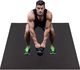 Springos Mata piankowa puzzle duża 100x100cm gruba 2cm treningowa mma judo do ćwiczeń czarno-szara UNIWERSALNY 11