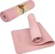 Springos Gruba mata do ćwiczeń jogi fitness 183 cm różowa UNIWERSALNY 1
