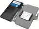 Puro PURO Universal Wallet - Uniwersalne etui obrotowe 360 z kieszeniami na karty, rozmiar XL (czarny) 1