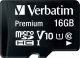 Karta Verbatim Premium MicroSDHC 16 GB Class 10 UHS-I/U1  (44082) 1