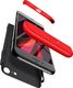 GKK GKK 360 Protection Case etui na całą obudowę przód + tył iPhone SE 2020 czarno-czerwony uniwersalny 3