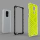 Hurtel Honeycomb etui pancerny pokrowiec z żelową ramką Xiaomi Redmi 10X 4G / Xiaomi Redmi Note 9 czarny uniwersalny 3