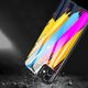 Hurtel Color Glass Case etui pokrowiec nakładka ze szkła hartowanego z osłoną na aparat Huawei P30 Lite pattern 1 uniwersalny 9