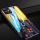 Hurtel Color Glass Case etui pokrowiec nakładka ze szkła hartowanego z osłoną na aparat Huawei P30 Lite pattern 1 uniwersalny 10