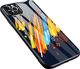Hurtel Color Glass Case etui pokrowiec nakładka ze szkła hartowanego z osłoną na aparat iPhone 11 Pro pattern 5 uniwersalny 1