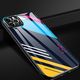 Hurtel Color Glass Case etui pokrowiec nakładka ze szkła hartowanego z osłoną na aparat iPhone 11 Pro Max pattern 3 uniwersalny 12