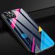 Hurtel Color Glass Case etui pokrowiec nakładka ze szkła hartowanego z osłoną na aparat iPhone 11 Pro Max pattern 3 uniwersalny 14