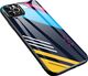 Hurtel Color Glass Case etui pokrowiec nakładka ze szkła hartowanego z osłoną na aparat iPhone 11 Pro Max pattern 2 uniwersalny 1