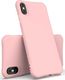 Hurtel Soft Color Case elastyczne żelowe etui do iPhone XS / iPhone X czerwony uniwersalny 3