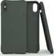 Hurtel Soft Color Case elastyczne żelowe etui do iPhone XS / iPhone X ciemnozielony uniwersalny 1