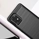 Hurtel Carbon Case elastyczne etui pokrowiec Samsung Galaxy S10 Lite czarny uniwersalny 6