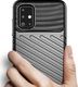 Hurtel Thunder Case elastyczne pancerne etui pokrowiec Samsung Galaxy A71 czarny uniwersalny 3