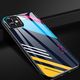 Hurtel Color Glass Case etui pokrowiec nakładka ze szkła hartowanego z osłoną na aparat iPhone 11 pattern 1 uniwersalny 13
