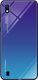 Hurtel Gradient Glass etui pokrowiec nakładka ze szkła hartowanego Samsung Galaxy A10 zielono-fioletowy uniwersalny 1