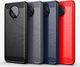 Hurtel Carbon Case elastyczne etui pokrowiec Xiaomi Redmi K30 Pro / Poco F2 Pro niebieski uniwersalny 3
