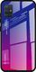 Hurtel Gradient Glass etui pokrowiec nakładka ze szkła hartowanego Samsung Galaxy A51 różowo-fioletowy uniwersalny 1