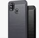 Hurtel Carbon Case elastyczne etui pokrowiec Samsung Galaxy M30s / Galaxy M21 niebieski uniwersalny 4