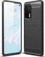 Hurtel Carbon Case elastyczne etui pokrowiec Huawei P40 Pro czarny uniwersalny 1