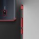 Hurtel Clear Color case żelowy pokrowiec etui z metaliczną ramką Xiaomi Redmi 8A czerwony uniwersalny 3