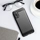 Hurtel Carbon Case elastyczne etui pokrowiec Samsung Galaxy A41 czarny uniwersalny 4