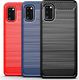 Hurtel Carbon Case elastyczne etui pokrowiec Samsung Galaxy A41 czarny uniwersalny 6