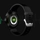Smartwatch Smartwatch L9 Ciśnieniomierz Puls Ekg Zegarek Ip68 Czarny z Czarnym Eko-Skórzanym paskiem 3