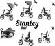 Milly Mally Milly Mally Rowerek Trójkołowy 6w1 Stanley Grey 1