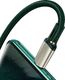 Kabel USB Baseus Baseus Cafule Nylonowy Kabel Przewód Usb - Usb Typ C Do Szybkiego Ładowania Vooc Quick Charge 3.0 5 A 2 M Zielony (Catklf-Vb06) 4