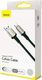 Kabel USB Baseus Baseus Cafule Nylonowy Kabel Przewód Usb - Usb Typ C Do Szybkiego Ładowania Vooc Quick Charge 3.0 5 A 2 M Zielony (Catklf-Vb06) 5