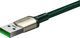 Kabel USB Baseus Baseus Cafule Nylonowy Kabel Przewód Usb - Usb Typ C Do Szybkiego Ładowania Vooc Quick Charge 3.0 5 A 2 M Zielony (Catklf-Vb06) 7