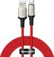 Kabel USB Baseus Baseus Cafule Nylonowy Kabel Przewód Usb - Usb Typ C Do Szybkiego Ładowania Vooc Quick Charge 3.0 5 A 2 M Czerwony (Catklf-Vb09) 1