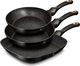 Patelnia Berlinger Haus zestaw Metallic Line Carbon Edition 20 24 28cm 1