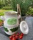 Alpenburg SŁÓJ CERAMICZNY DO OGÓRKÓW 4L+ SZCZYPCE 2