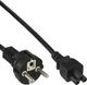 Kabel zasilający InLine InLine Kabel zasilający typu F niemiecki do "" Myszki Miki "" Wtyk notebooka czarny 0,3m 1