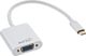 Adapter USB InLine USB-C - VGA Biały  (64104S) 1