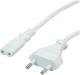 Kabel zasilający Value Euro 2pin 1.8m biały (19.99.2095-100) 1