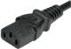 Kabel zasilający Value Monitor Power Cable 0,5m czarny (19.99.1505-20) 2