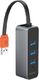 HUB USB Baseus 1x RJ-45  + 3x USB-A 3.0 (CAHUB-AH0G) 1